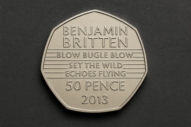 benjamin britten 50p