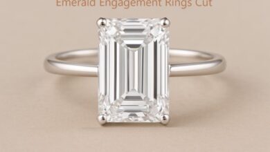 Emerald Engagement Rings Cut