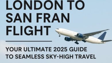 london to san fran flight