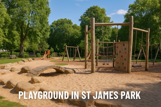 playground in St James Park