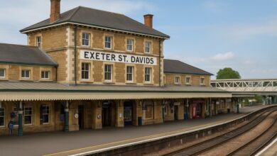 St Davids Exeter train station
