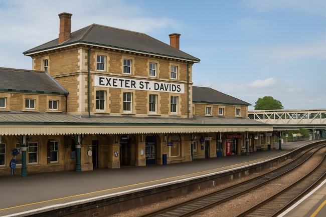 St Davids Exeter train station