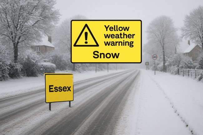 Essex snow cold snap weather