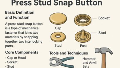 Press stud snap button