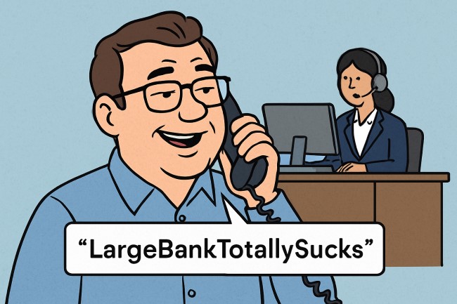 bank username change story