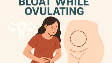 bloat while ovulating.