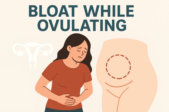 bloat while ovulating.