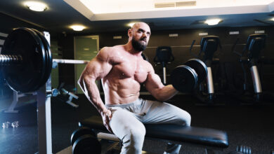 Bodybuilder in a Steroid Cycle