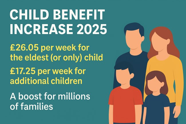 child benefit increase 2025​