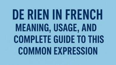 de rien in French means