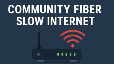 community fiber slow internet​