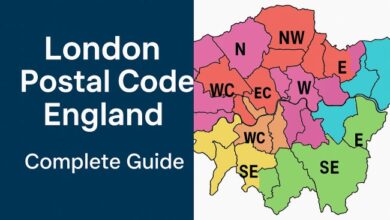 london postal code england